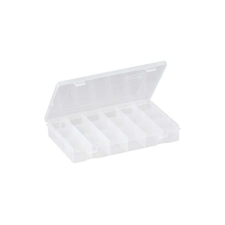 Plano Plano 2361870 StowAway 18 Fixed Compartment Box, 11L x 7-1/4W x 1-3/4H, Clear 2361800